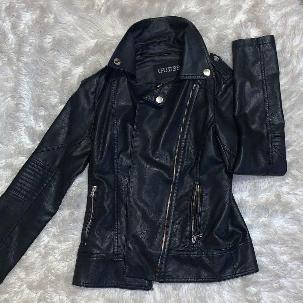 Women’s guess leather jacket